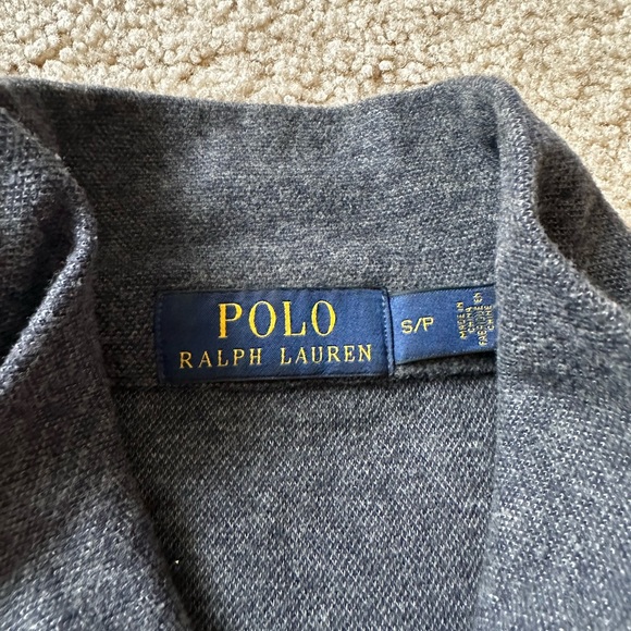 Polo Quarter Zip Gray - Picture 3 of 4